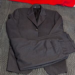 Emanuel Ungaro Italian Men's Suit Size 42R (L) High End! Made In Italy